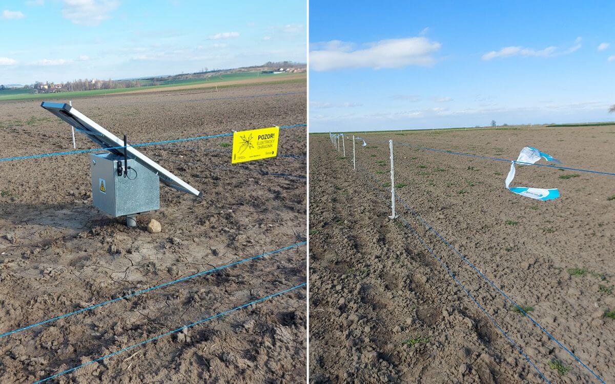 Stavba elektrického ohradníka pre výstavu Naše pole