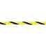 Lano pre elektrické ohradníky, priemer 6 mm, žlto-čierne, dĺžka 200 m