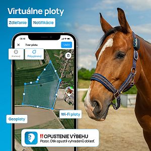 Funkcie a vlastnosti aplikácie fencee EquiGPS