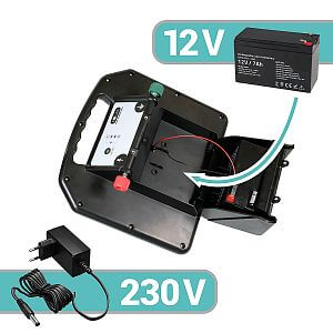 Funkcie a vlastnosti chytrých prenosných RF ohradniku fencee solar DUO RF SDX