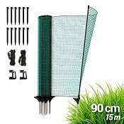 Univerzálna zelená ohradová sieť, nevodivá FIX, dĺžka 15 m, výška 90 cm