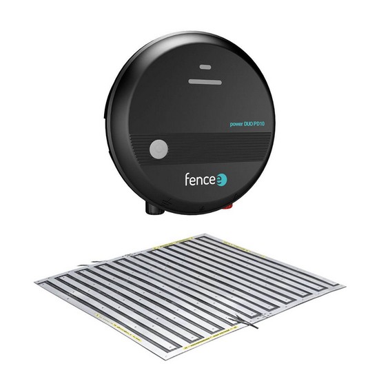 Sada proti kunám - elektrická podložka pod auto a  DUO zdroj elektrického ohradníka 1 J