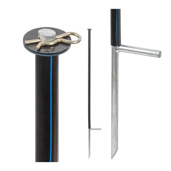 Náhradná podporná tyčka pre elektricke siete - ∅ 20 mm, 120 cm