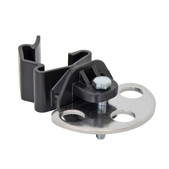 Izolátor na elektrický ohradník pre brány pre T-stĺpik, 3 očká na rukoväte - 2 ks