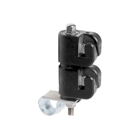 Izolátor na elektrický ohradník na odkvapy proti škodcom, 2 očka