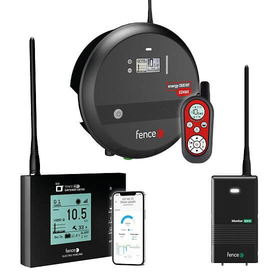 Sada elektrického ohradníka Chytrá Farma - RF zdroj 8 J, ovládač - WiFi Gateway - Monitor MX10 ZADARMO
