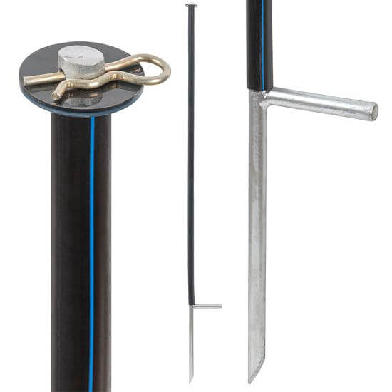 Náhradná podporná tyčka pre elektrické siete, ∅ 20 mm, 145 cm