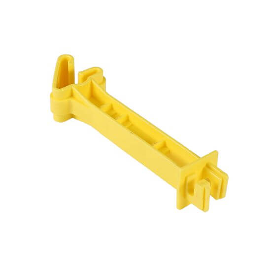 Predsadený izolátor na elektrický ohradník pre T-stĺpiky, pre oceľové lano do 8 mm - 10 ks