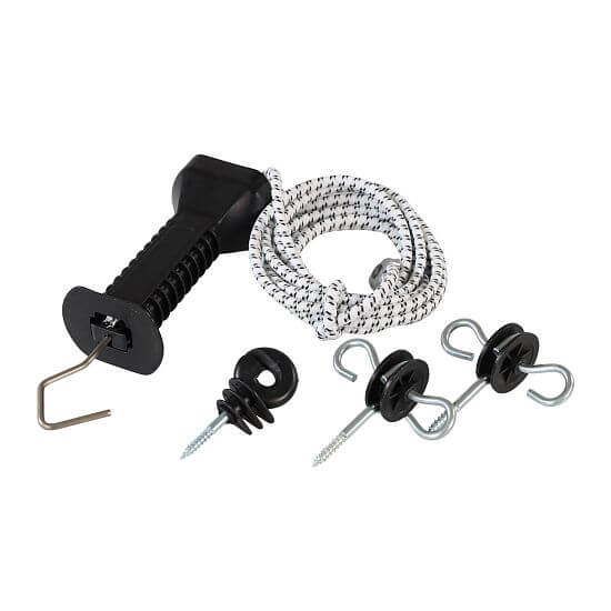 Vstupná brána s gumou pre elektrický ohradník - 3,2 m až 6,2 m