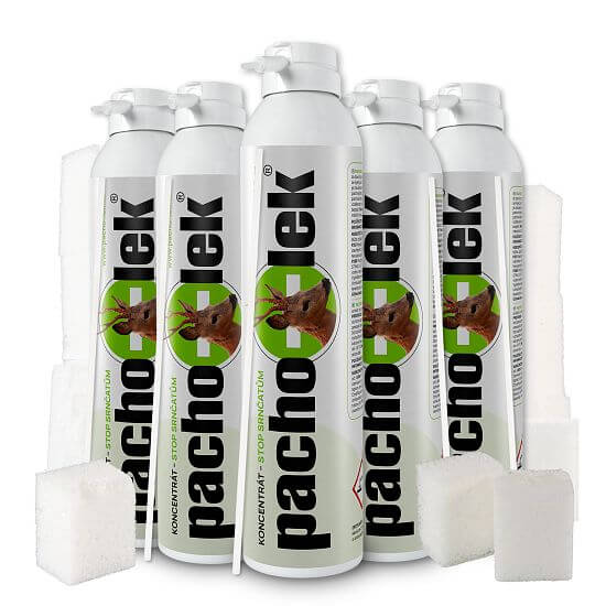 Sada pachový ohradník STOP SRNČIATŮM - 6 ks koncentrátu + 460 ks nosičov pachového ohradníka