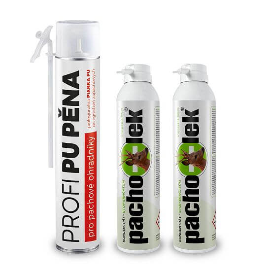 Sada pachového ohradníka - na ochranu srnčiat pred senosečí, 6 km - 1 ks PU pena + 2 ks koncentrát