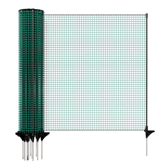 Univerzálna zelená ohradníková sieť, nevodivá FIX, dĺžka 20 m, výška 120 cm