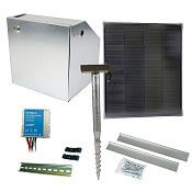 Basic sada solárného ohradníka - Kompletná bezpečnostná schránka + konzola a solární panel 40 W