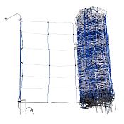 Modrá sieť na elektrický ohradník pre ovce, výška 90 cm, dĺžka 50 m