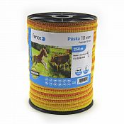 Páska na elektrický ohradník, priemer 10 mm, žltooranžová