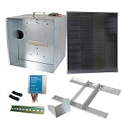 Basic sada solárného ohradníka - Kompletná presnosná schránka + konzola a solární panel 40 W