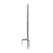 Univerzálny kovový stĺpik pre elektrický ohradník, pozinkovaný, dĺžka 120 cm
