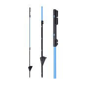 Modrá sklolaminátová náhradná tyč pre elektrický ohradník - 90 cm