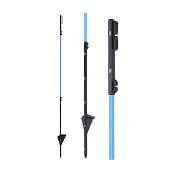 Modrá náhradná sklolaminátová tyč pre elektrický ohradník - 90 cm