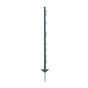 Plastový stĺpik pre elektrický ohradník, dĺžka 105 cm, 10 očiek, zelený