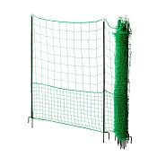 Nevodivá zelená ohradová sieť s bránou pre hydinu, dĺžka 50 m, výška 112 cm
