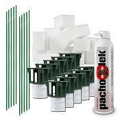 Sada pachových ohradníkov okolo ciest a diaľnic - adaptér s nosičom pachových ohradníkov 80 ks + sklolaminátový stĺpik 80 ks