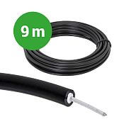 Vysokonapäťový hliníkový kábel s priemerom 1,6 mm na elektrický ohradník – 9 m