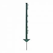 Plastová tyčka pre elektrický ohradník, dĺžka 74 cm, 7 očiek, zelená
