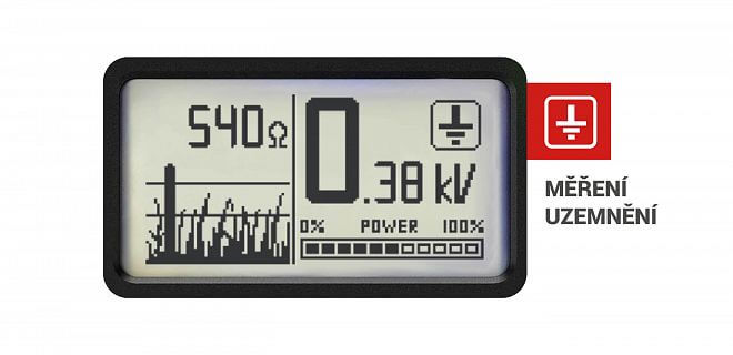 Meranie uzemnenia - zelená svorka